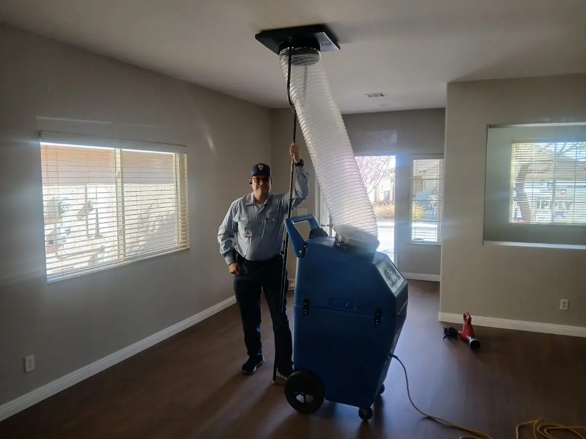 Professional Dryer Vent Cleaning work inside a Milford home